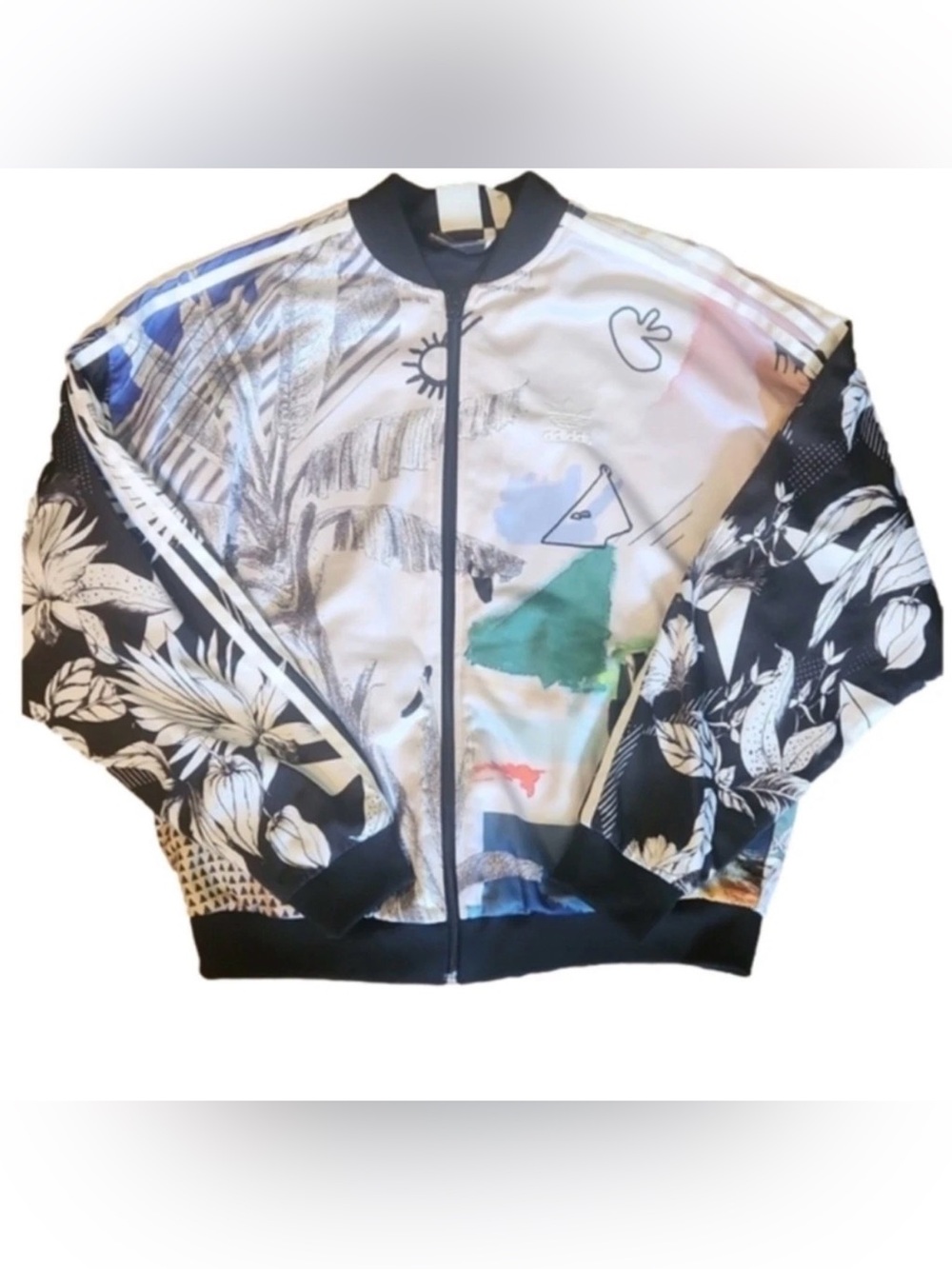 Adidas Original X Farm Rio Passion Multi Print Floral Track Jacket (W Size S)